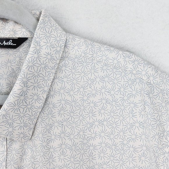 Travis Mathew Gray Casual Button Down Shirt - Picture 3 of 13